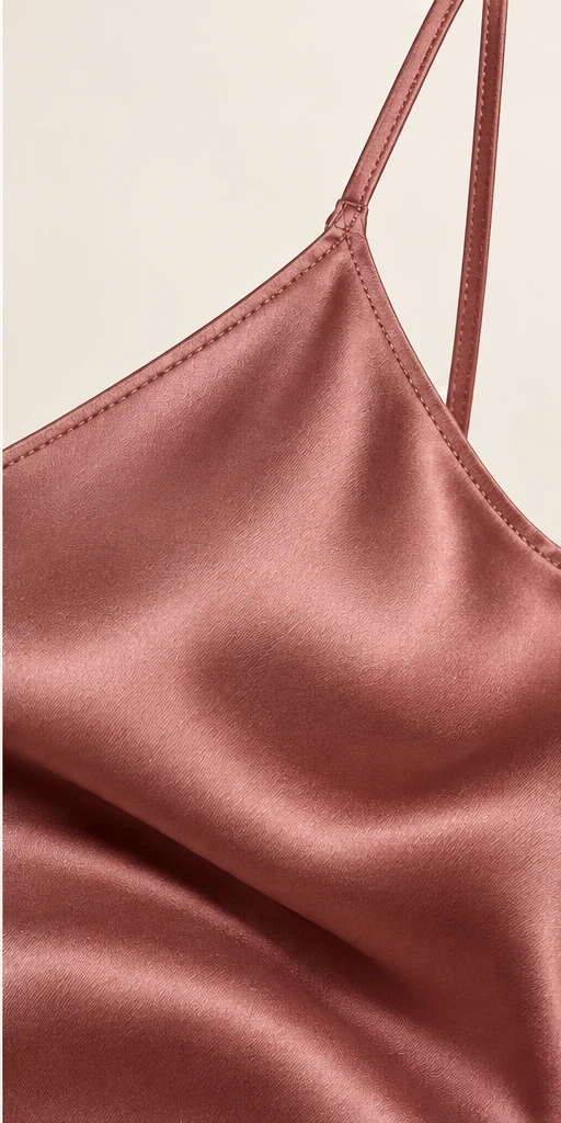 Anaïs Open-Back Midi Dress in Rosewood — detail view